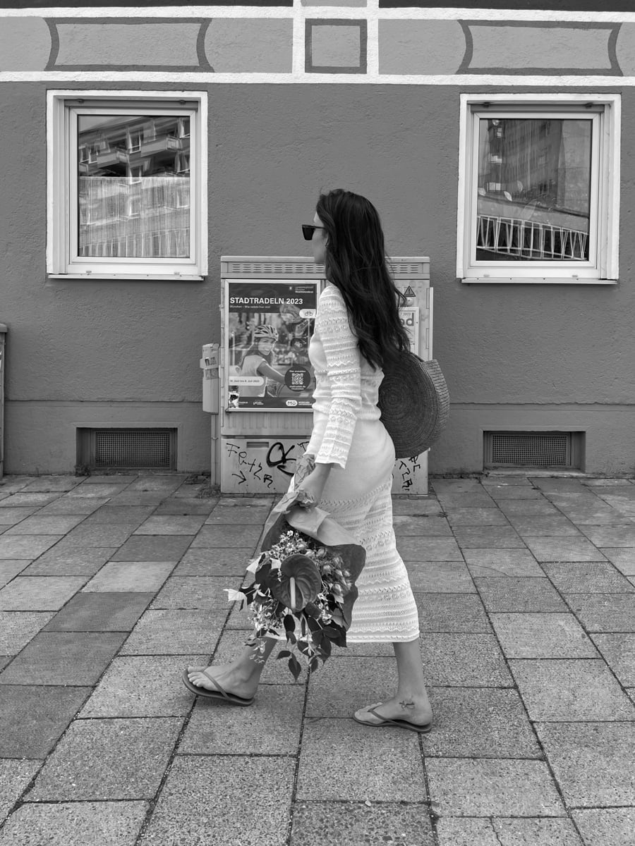 Monochromatic Knit Dress for Minimalist Style — Aesthetic Style Inspo