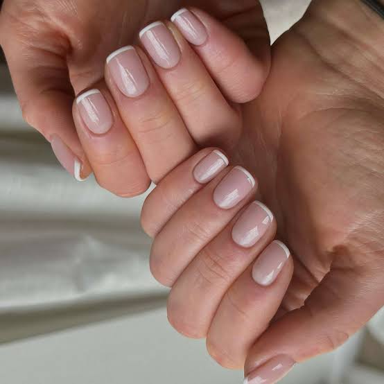 Short Square Classic French Nails Short Square Classic French Nails — Aesthetic University Nails