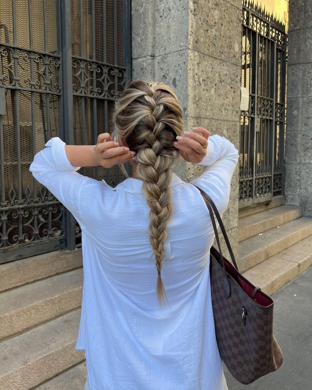 Ash Blonde Fishtail Braid Side Style Ash Blonde Fishtail Braid Side Style — Braids Easy Ideas