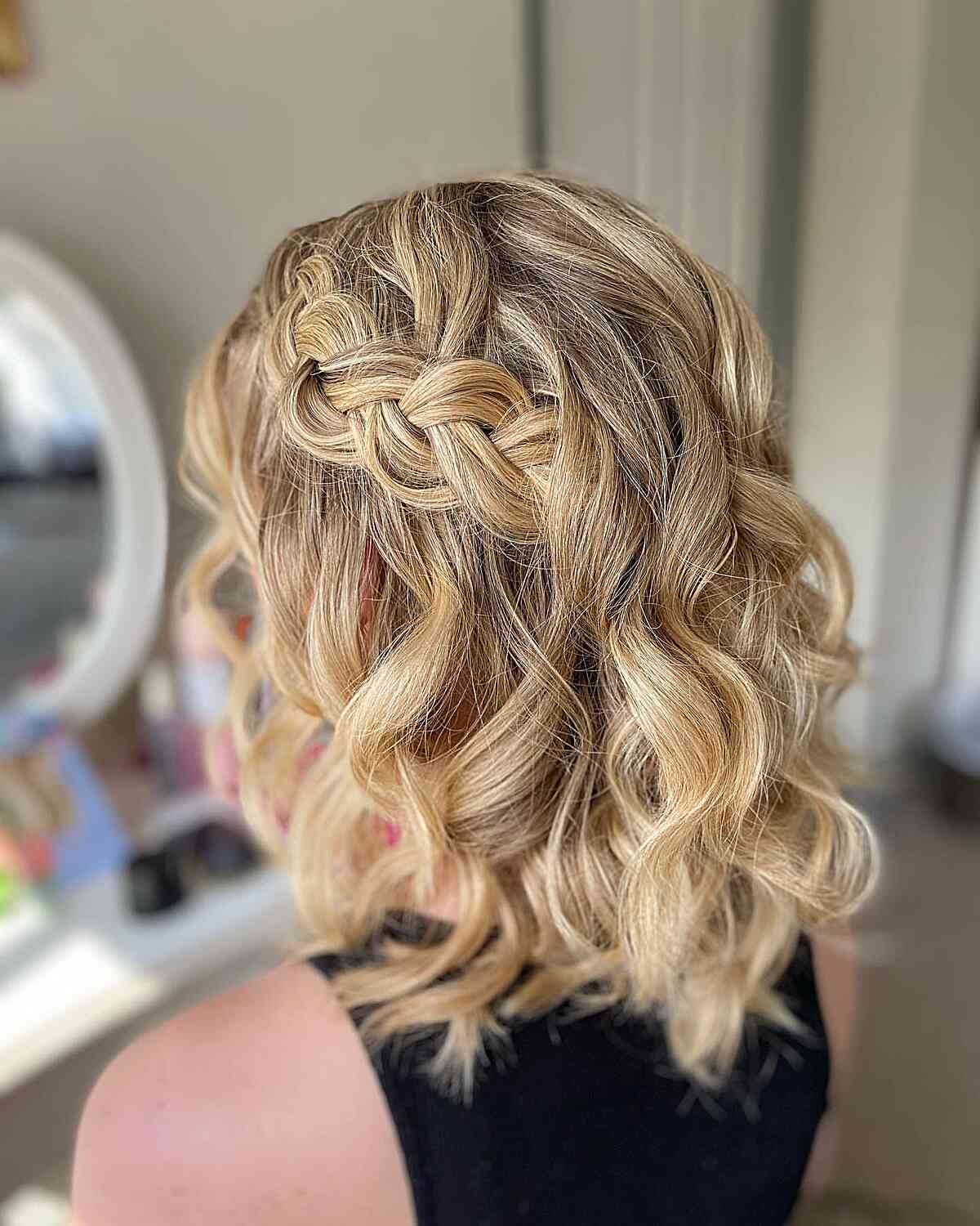 Blonde Bob Waterfall Braid Side Blonde Bob Waterfall Braid Side — Braids Easy Ideas