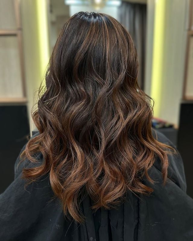 Dark Brown With Warm Brown Highlights — Brunette Hair Inspiration