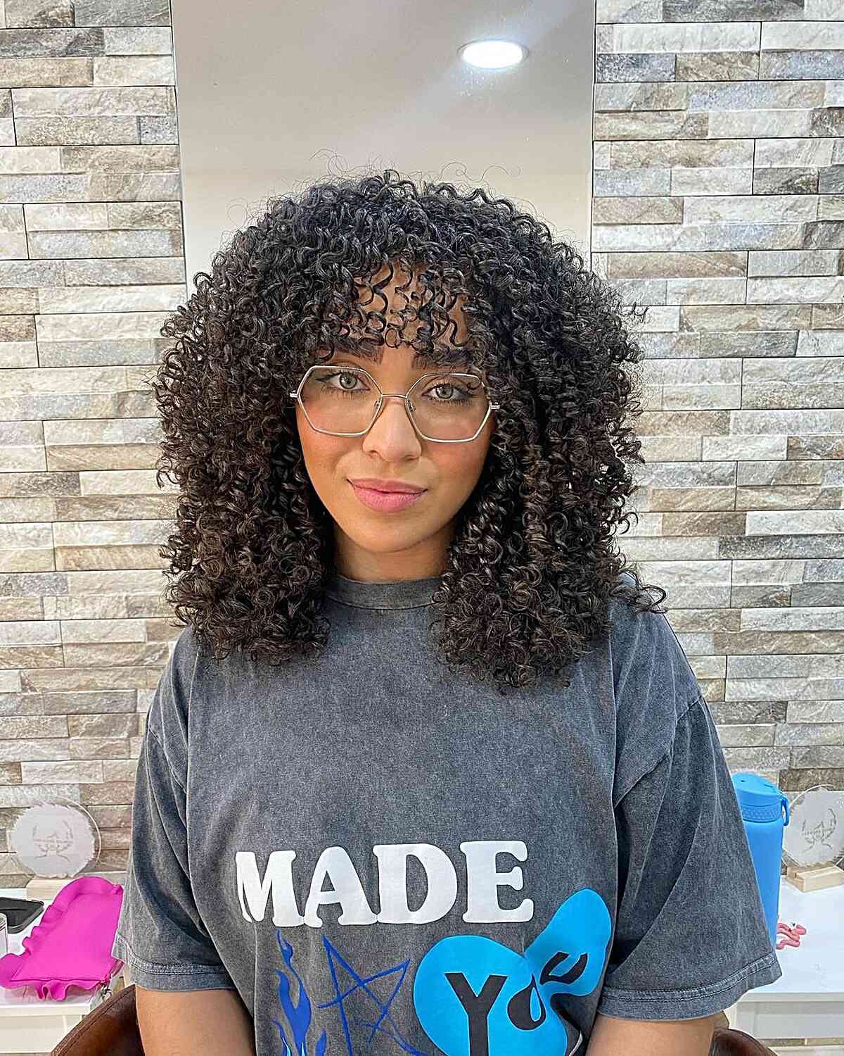 Shoulder Length Bob With Full Bangs — Classy 3b Hair