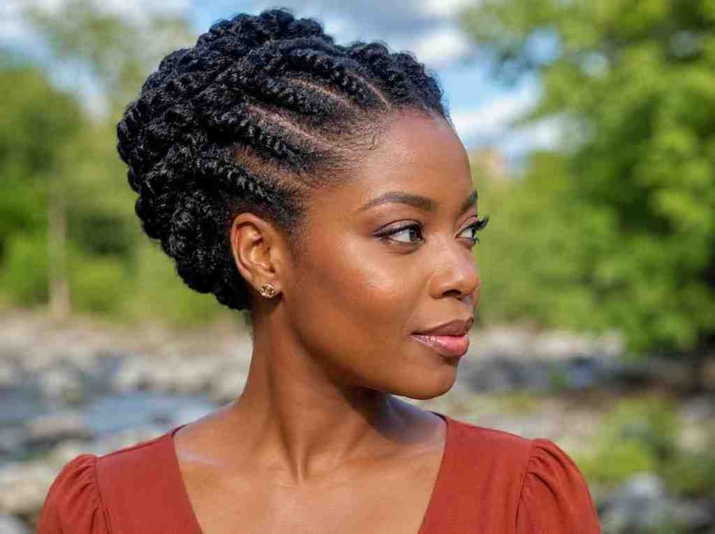 Short Black Braided Updo Short Black Braided Updo — Classy 4b Hairstyles