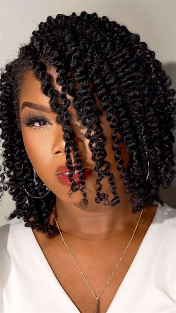 Shoulder Length Defined Twist-Out Shoulder Length Defined Twist-Out — Classy 4b Hairstyles