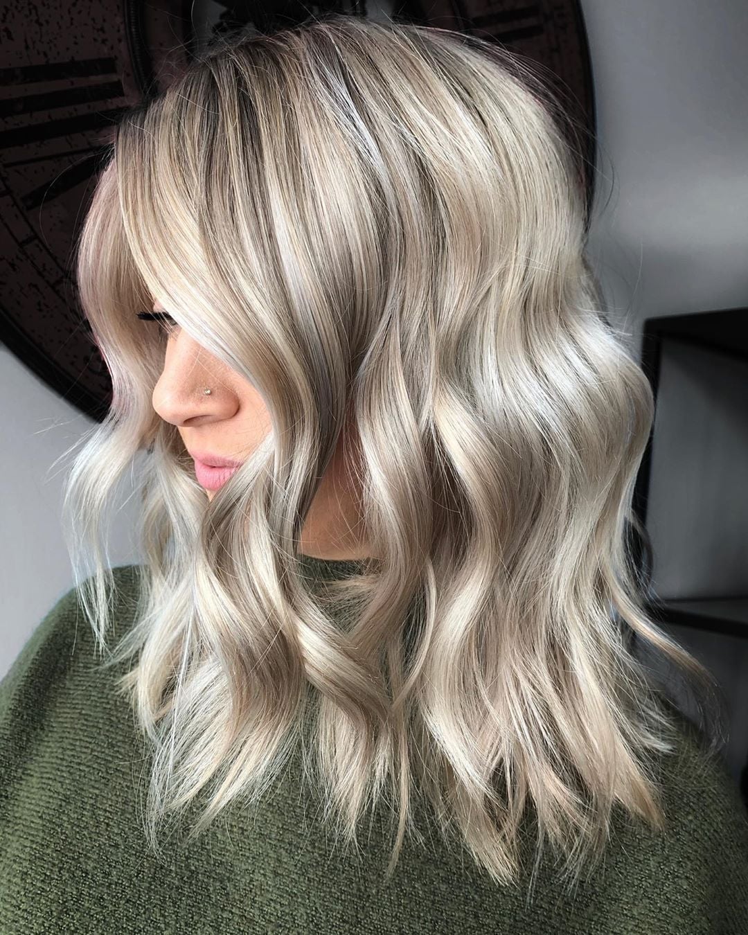 Collarbone Light Ash Blonde With Babylights Collarbone Light Ash Blonde With Babylights — Classy Ash Blonde