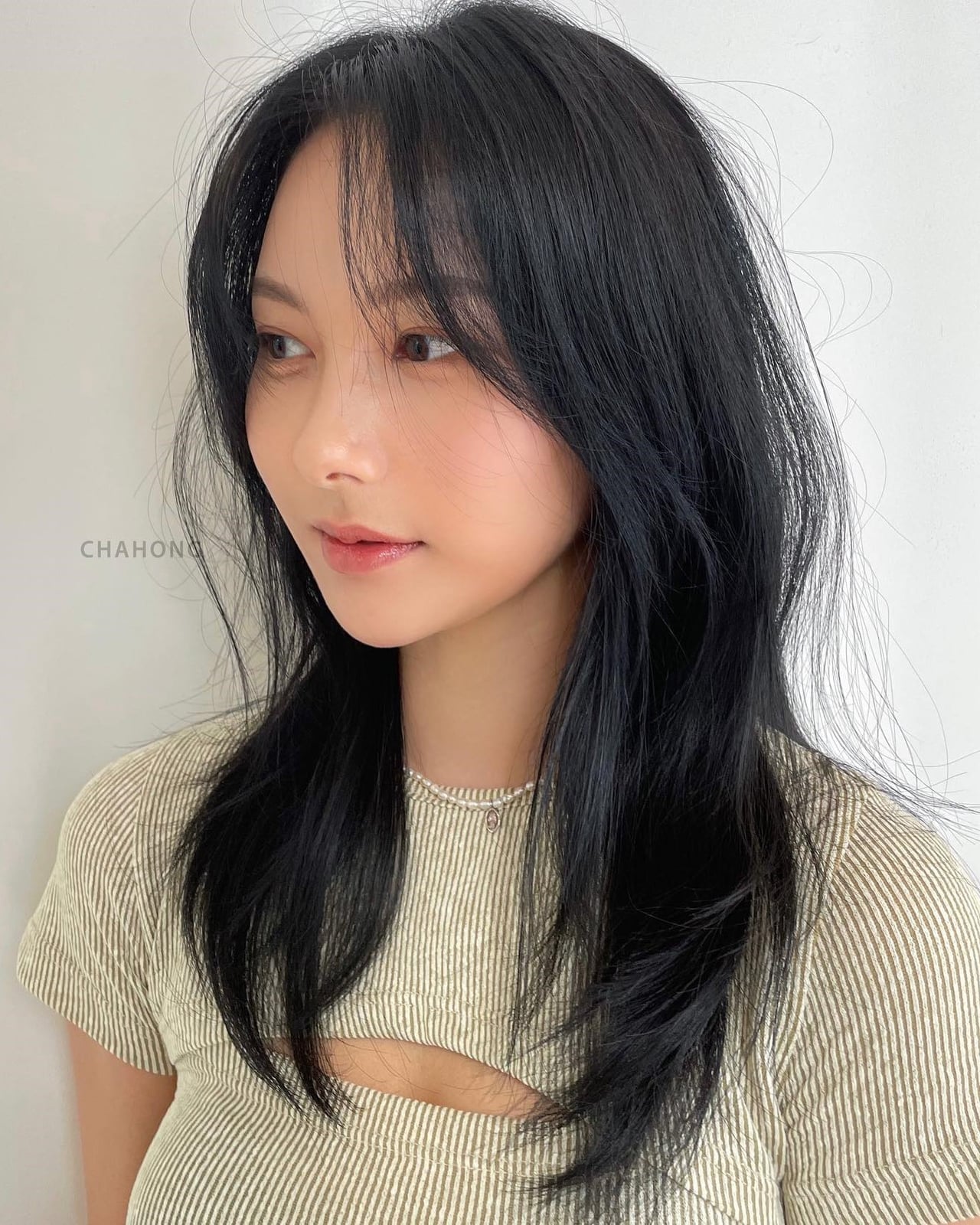 Shoulder Length Layered Cut With Wispy Bangs — Classy Asian Haircuts