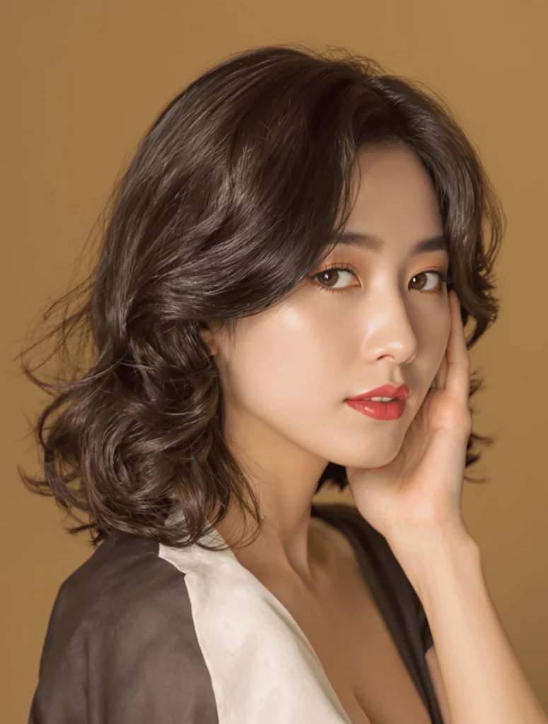 Shoulder Length Bob With Soft Waves — Classy Asian Haircuts