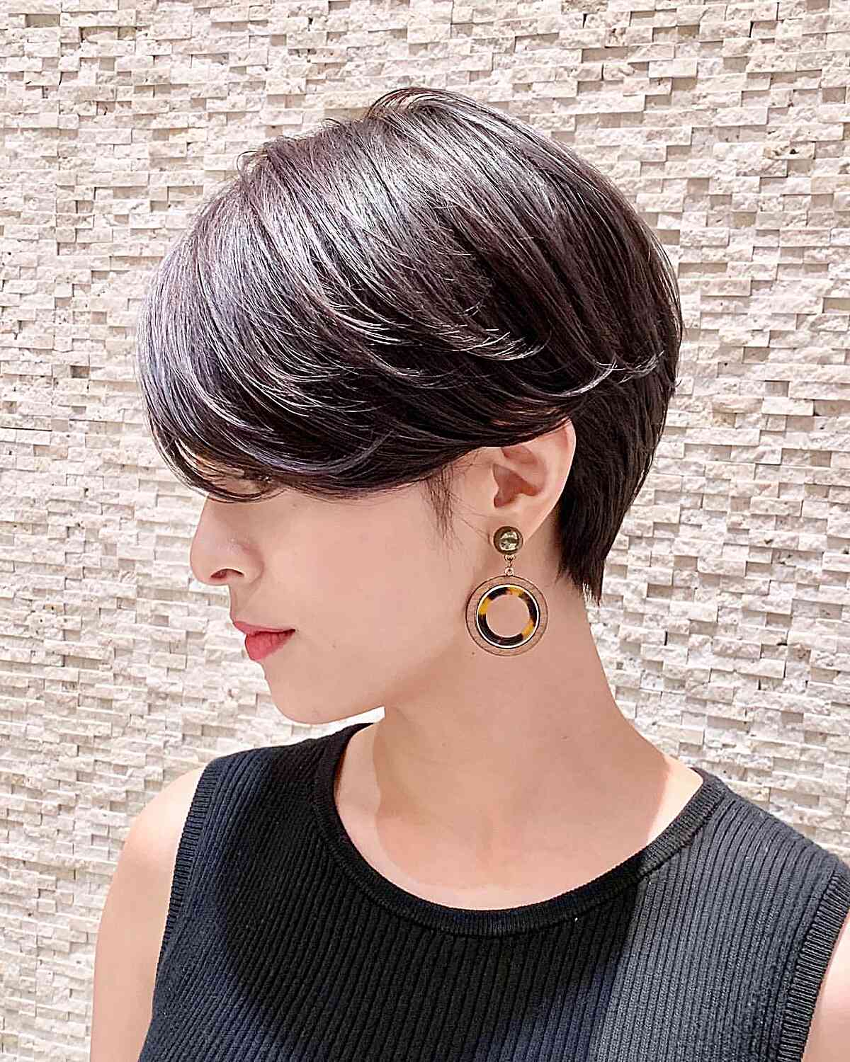 Short Pixie With Layers And Side-Swept Bangs Short Pixie With Layers And Side-Swept Bangs — Classy Asian Hairstyles
