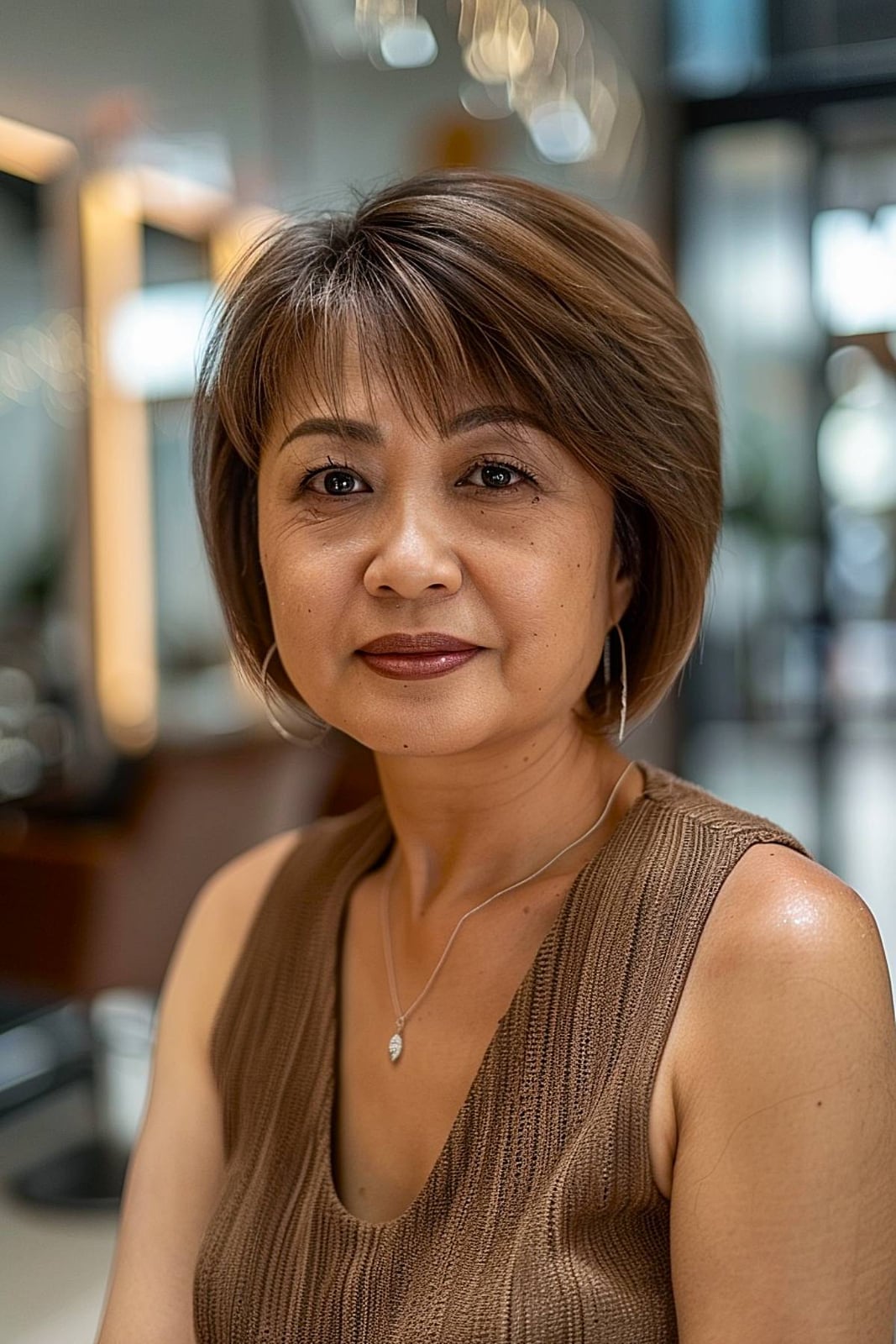 Chin Length Bob With Voluminous Waves Chin Length Bob With Voluminous Waves — Classy Asian Hairstyles