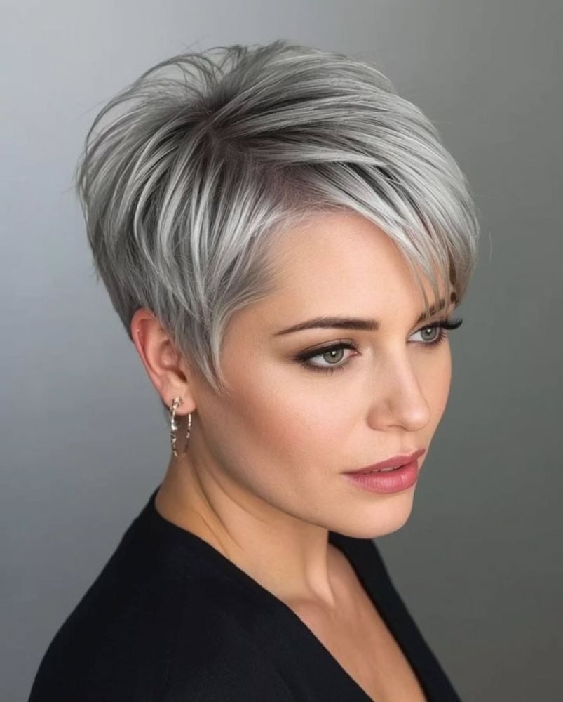 Textured Tousled Asymmetrical Pixie Textured Tousled Asymmetrical Pixie — Classy Asymmetrical Pixie