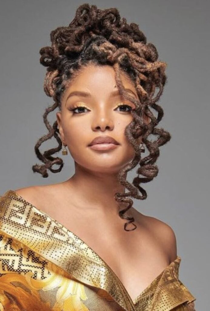 Shoulder Length Barrel Curls With Curtain Bangs Shoulder Length Barrel Curls With Curtain Bangs — Classy Barrel Locs