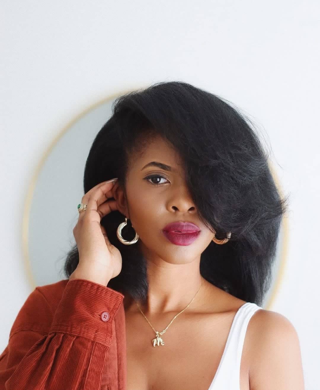 Mid-Back Layered Blowout With Side Part Mid-Back Layered Blowout With Side Part — Classy Blowout Hairstyles Black Women
