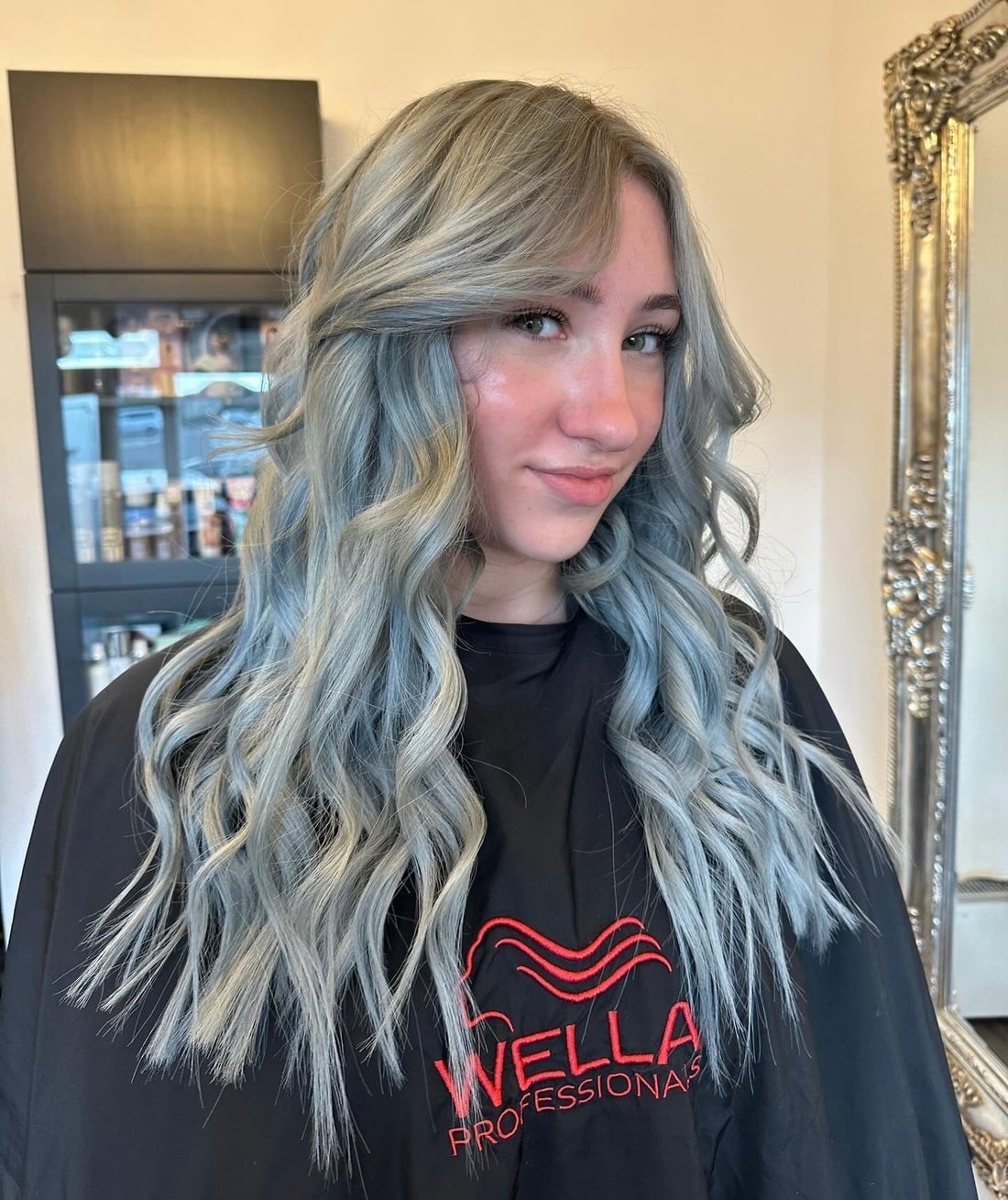 Smoky Blue Base With Lighter Highlights — Classy Blue Highlights