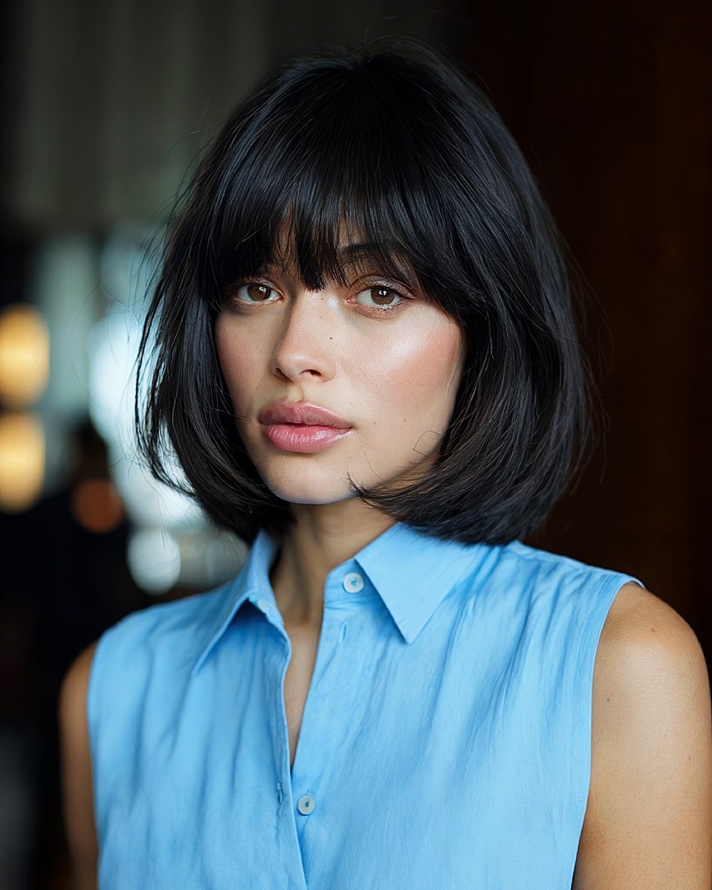 52 Layered Bobs With Bangs To Try This Year