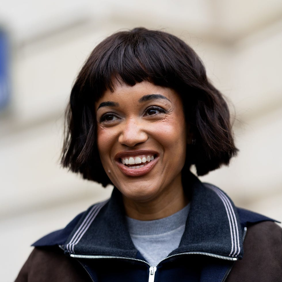 Dark Brown Bob With Soft Waves And Wispy Bangs Dark Brown Bob With Soft Waves And Wispy Bangs — Classy Bob Haircuts with Bangs