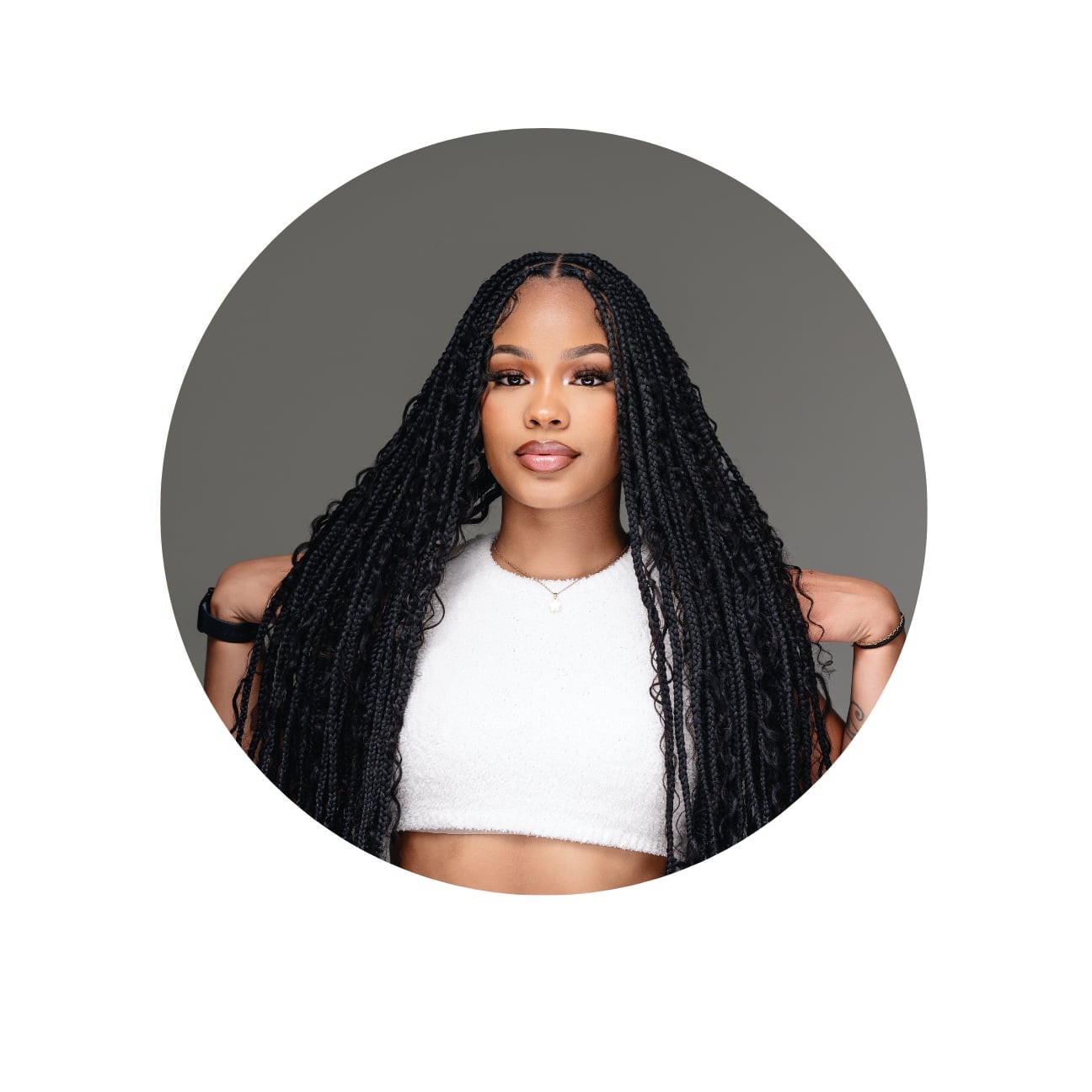Long Flowing Black Knotless Braids — Classy Boho Knotless Braids