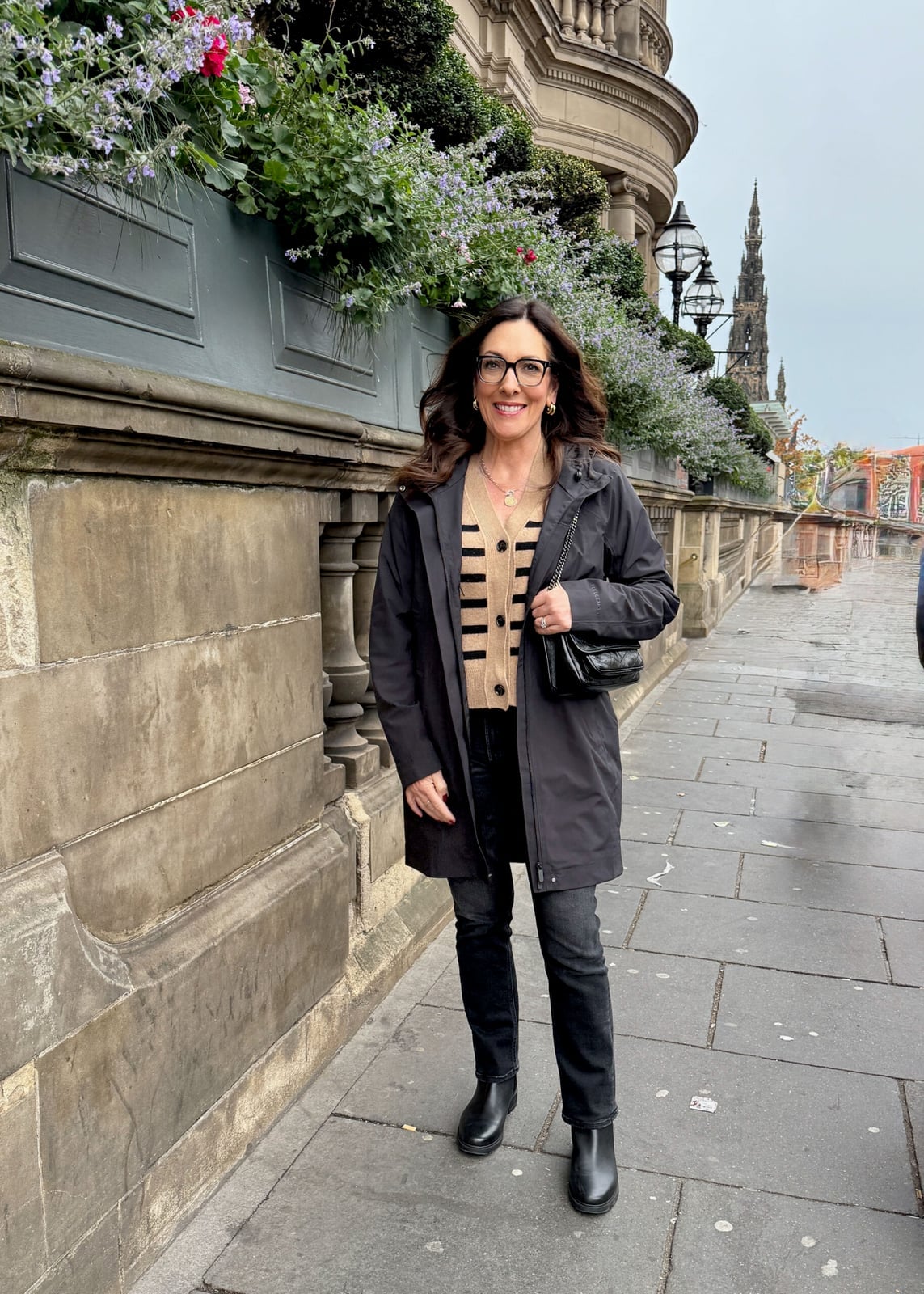 Straight Leg Jeans with a Hooded Jacket and Leather Ankle Boots — Classy Boots Outfit Jeans