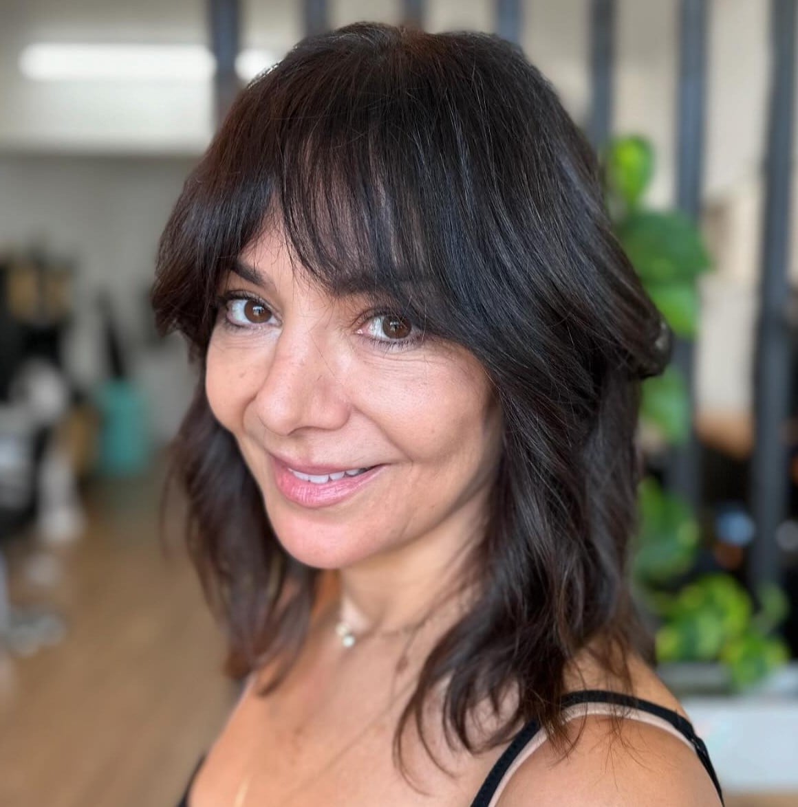 Flattering Bangs For Older Women Flattering Bangs For Older Women — Classy Bottleneck Bangs