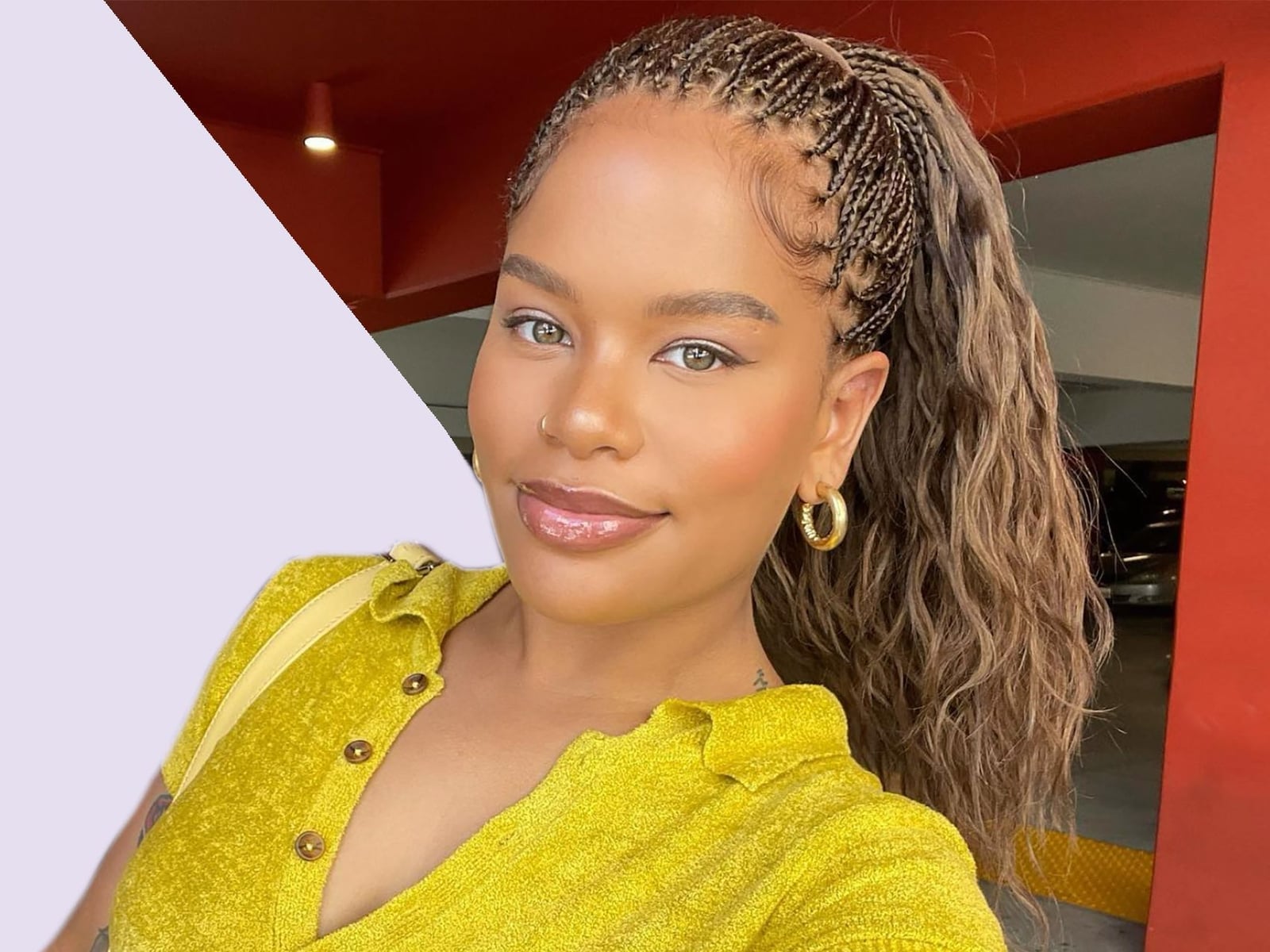 Black Box Braids With Blonde Highlights And Waves Black Box Braids With Blonde Highlights And Waves — Classy Box Braids Hairstyles