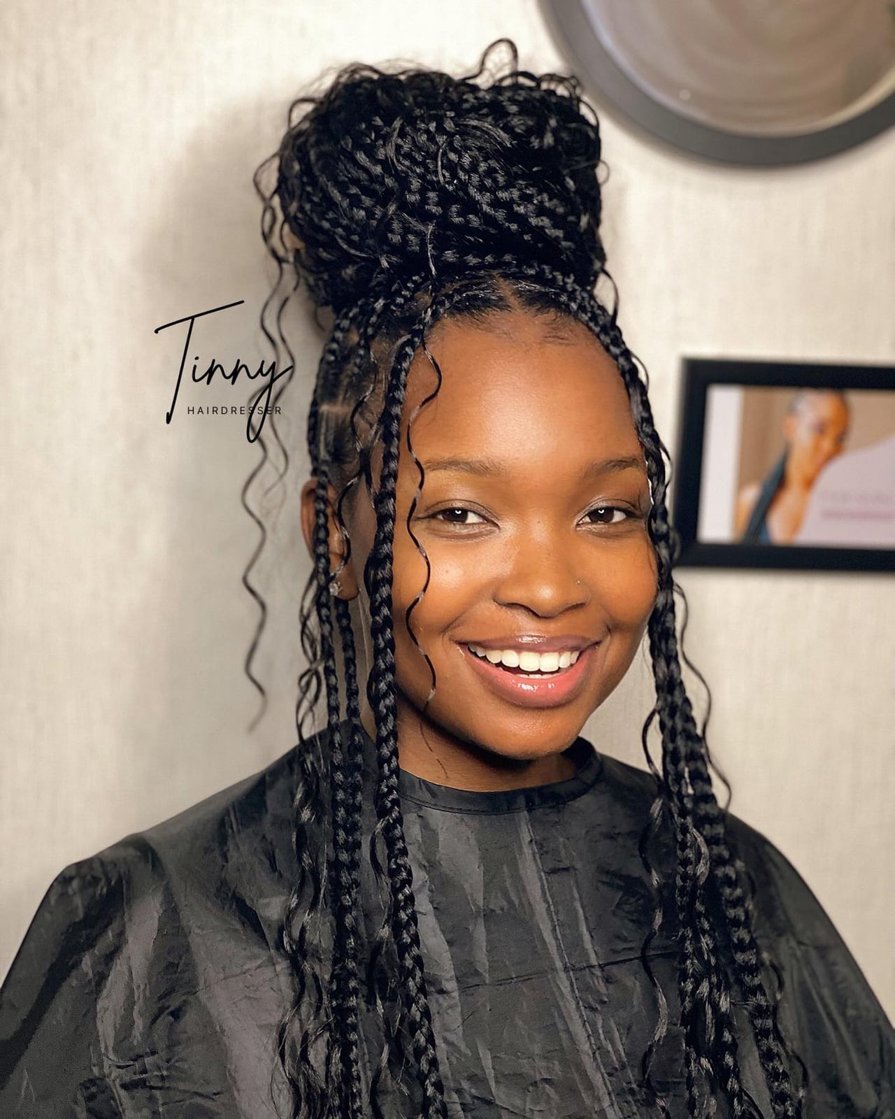 Collarbone Length Dark Brown Box Braids Collarbone Length Dark Brown Box Braids — Classy Box Braids Hairstyles