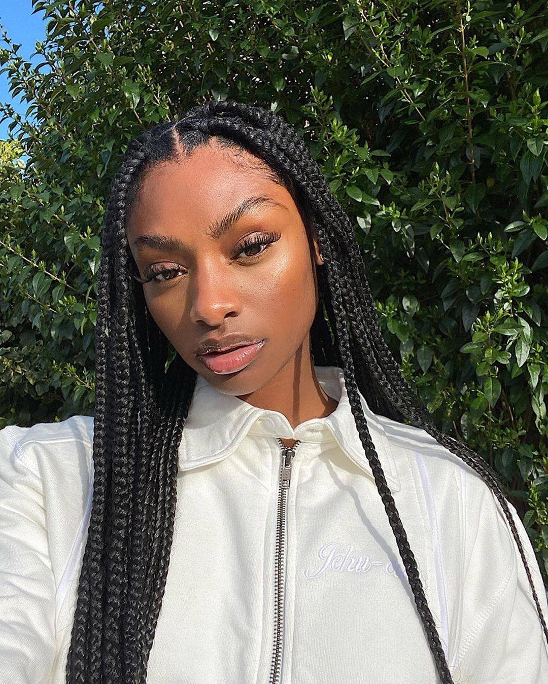 Long Uniform Black Box Braids Long Uniform Black Box Braids — Classy Box Braids Hairstyles