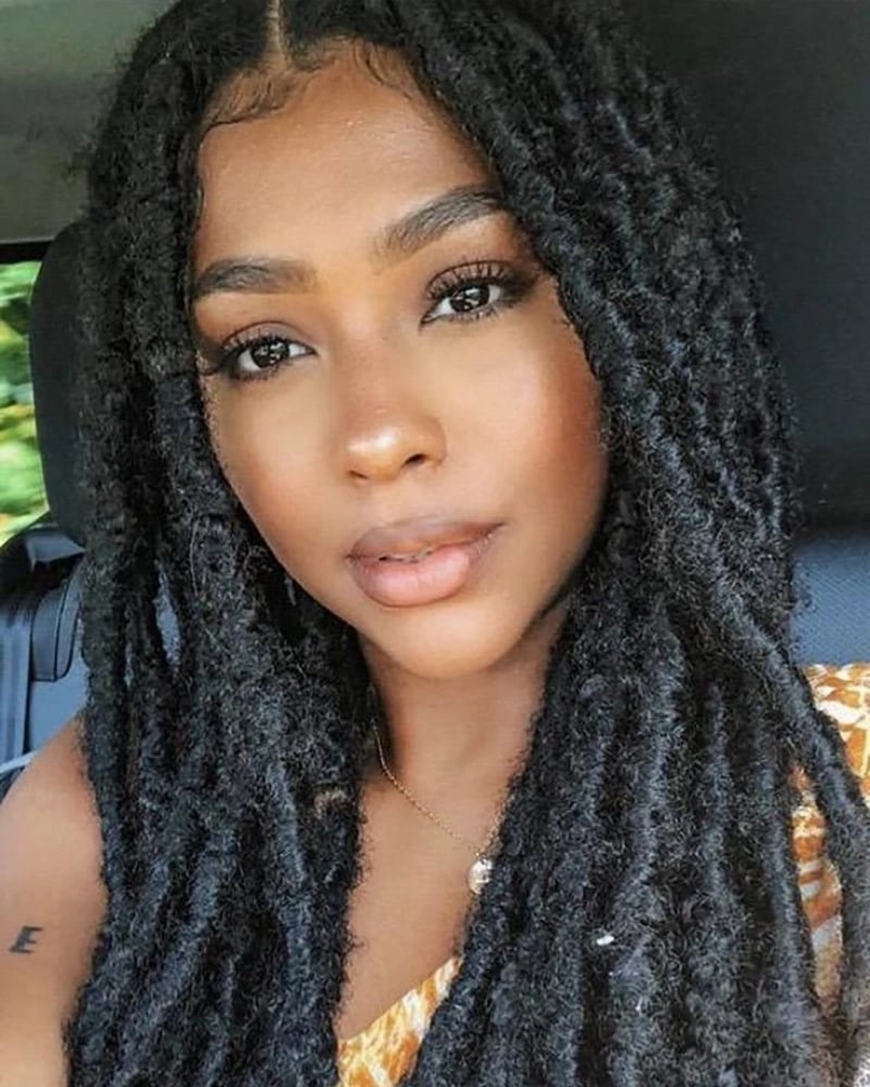 Mid-Back Loose Faux Locs Mid-Back Loose Faux Locs — Classy Braids Locs