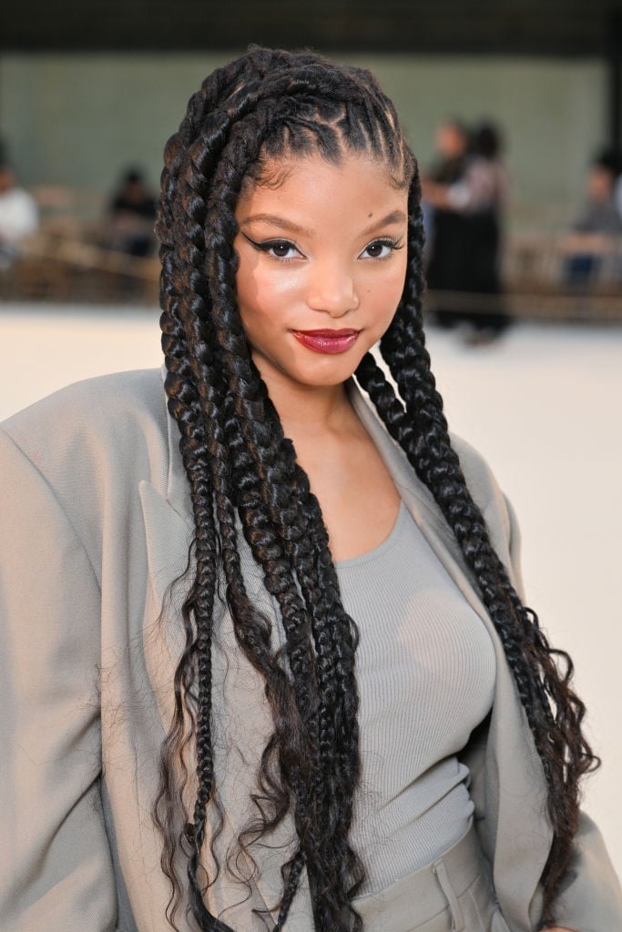 Thick Black Box Braids — Classy Braids to the Side