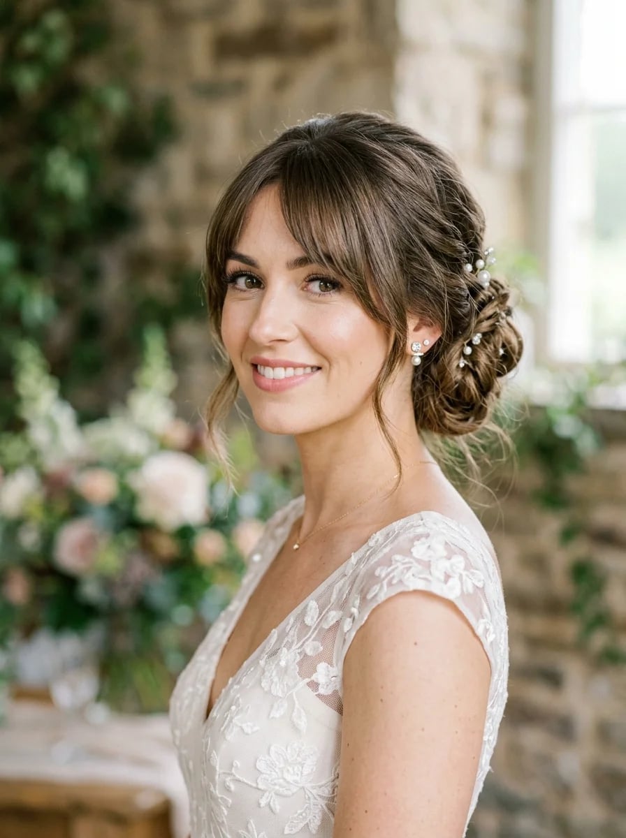 20 Bridal Hairstyles With Bangs for Every Bride
