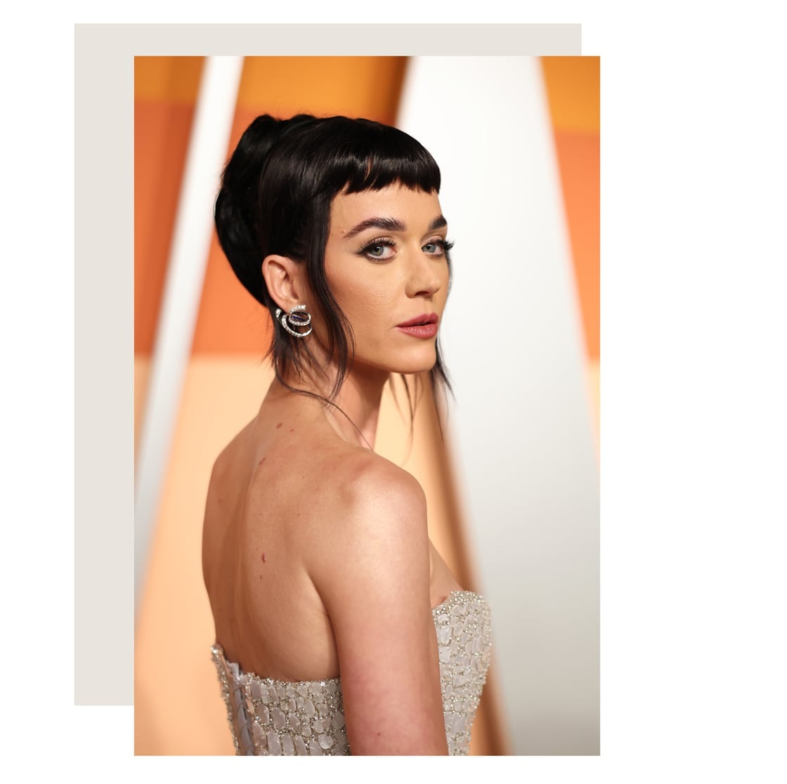 High Bun With Micro Fringe Black Hair — Classy Bun and Bang