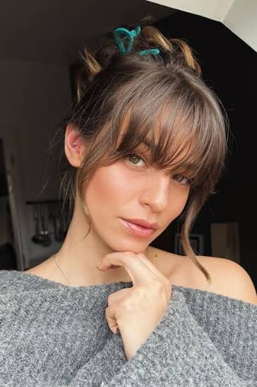 Messy Bun Hairstyles All Hair Lengths — Classy Bun and Bang