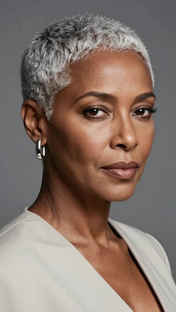 11 Shaved Hairstyles for Older Black Women That Are Stylish, Confident, and Easy to Maintain - Quick Gal