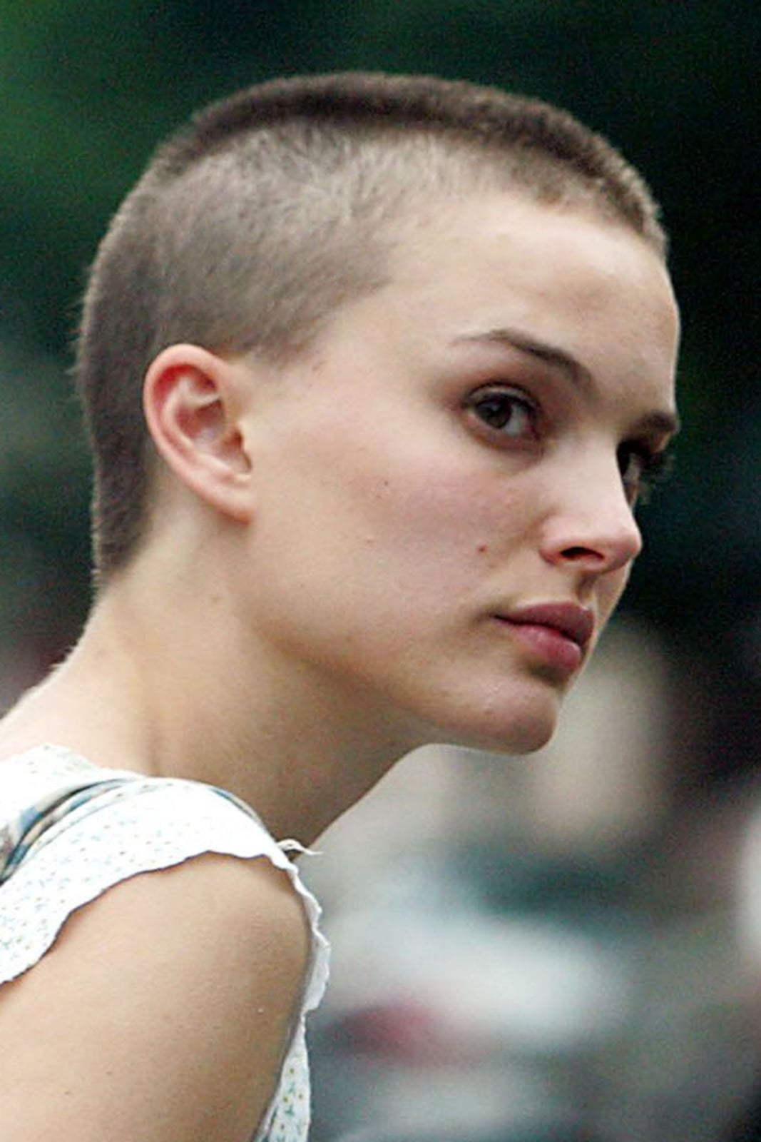 Buzz Cut With White Patterned Top Buzz Cut With White Patterned Top — Classy Buzz Cut