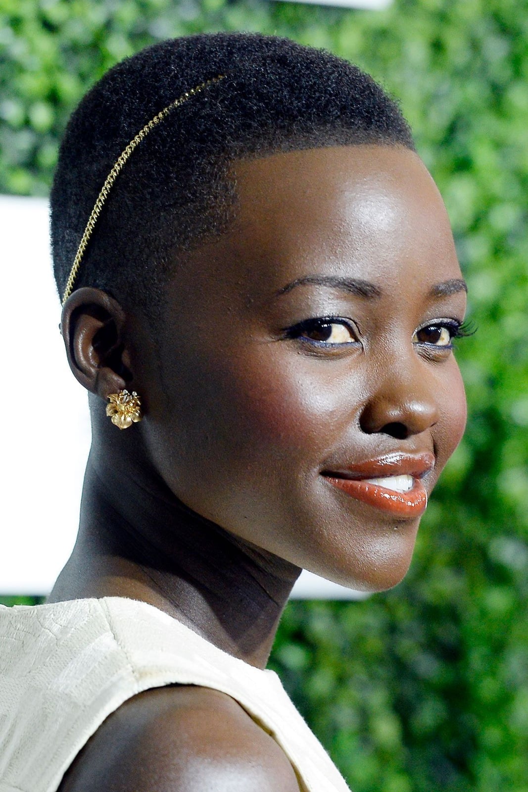 Buzz Cut With Gold Hair Accessory Buzz Cut With Gold Hair Accessory — Classy Buzz Cut