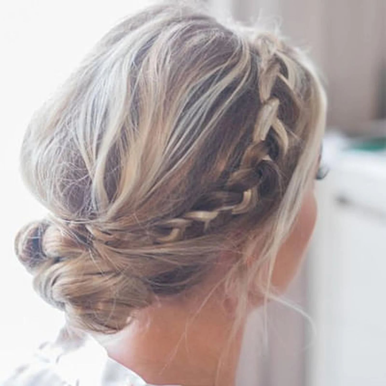 Mid-Back Braided Updo With Low Bun Mid-Back Braided Updo With Low Bun — Classy Casual Hairstyles