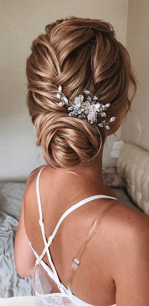 Ash Blonde Updo With Braided Elements and Accessory Ash Blonde Updo With Braided Elements and Accessory — Classy Casual Updo