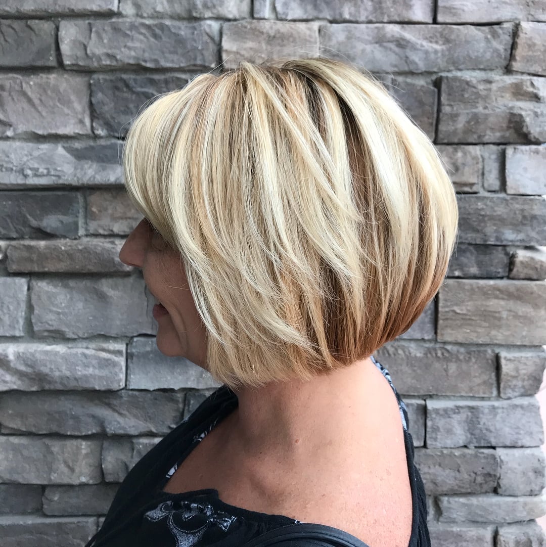 Chin Length Bob With Crown Volume Chin Length Bob With Crown Volume — Classy Choppy Bob Haircuts
