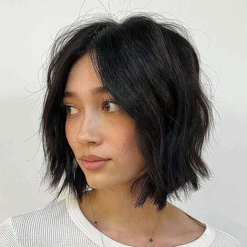 Collarbone Bob With Choppy Ends Collarbone Bob With Choppy Ends — Classy Choppy Bob Haircuts