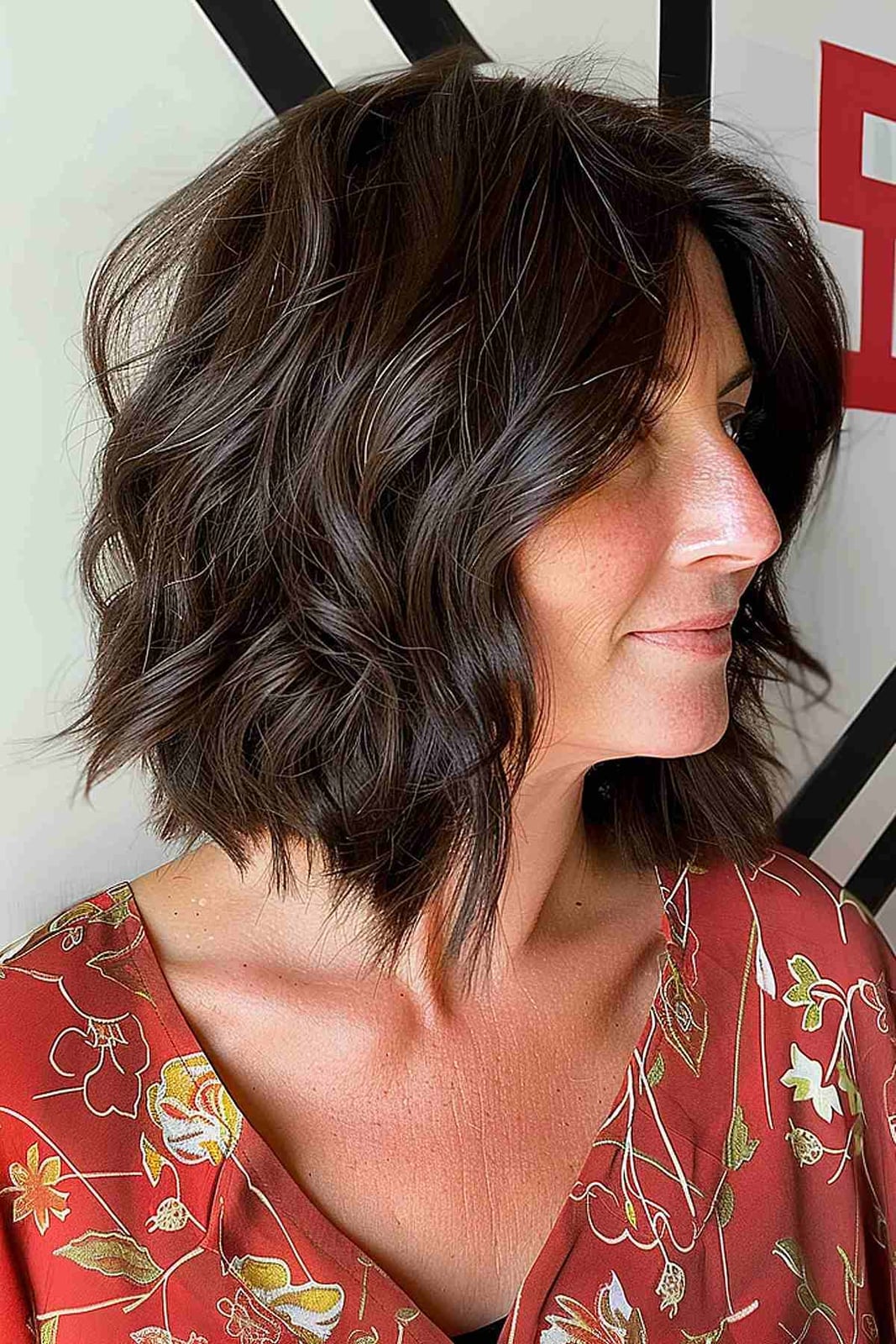 Collarbone Bob With Textured Choppy Ends — Classy Choppy Layers