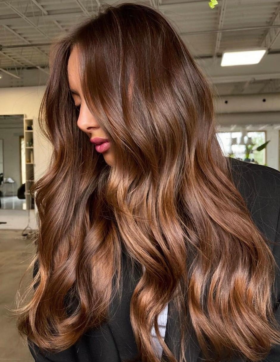Warm Brown With Cinnamon Undertones — Classy Cinnamon Hair