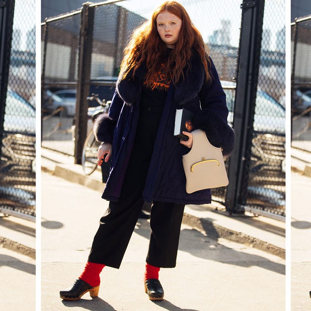 Black Wooden Clogs with Quilted Coat Black Wooden Clogs with Quilted Coat — Classy Clogs Outfits