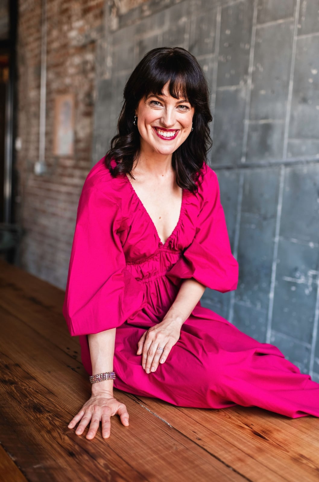 Vibrant Fuchsia Midi Dress Vibrant Fuchsia Midi Dress — Classy Color Analysis