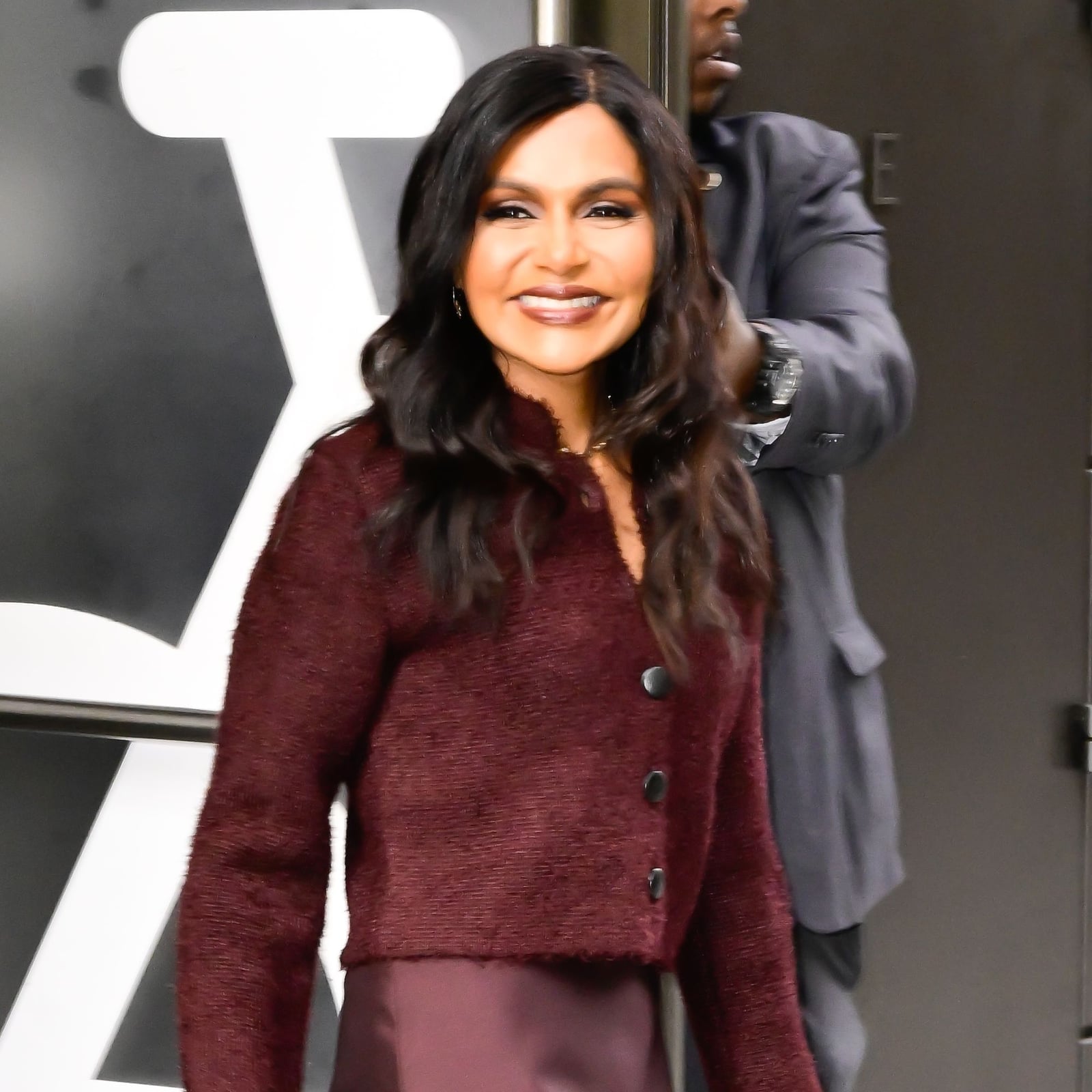 Burgundy Knit Jacket with Plum Slip Dress Burgundy Knit Jacket with Plum Slip Dress — Classy Color Analysis