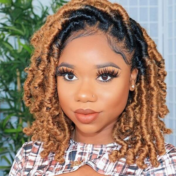 Collarbone Bob Locs With Honey Blonde Collarbone Bob Locs With Honey Blonde — Classy Color Locs