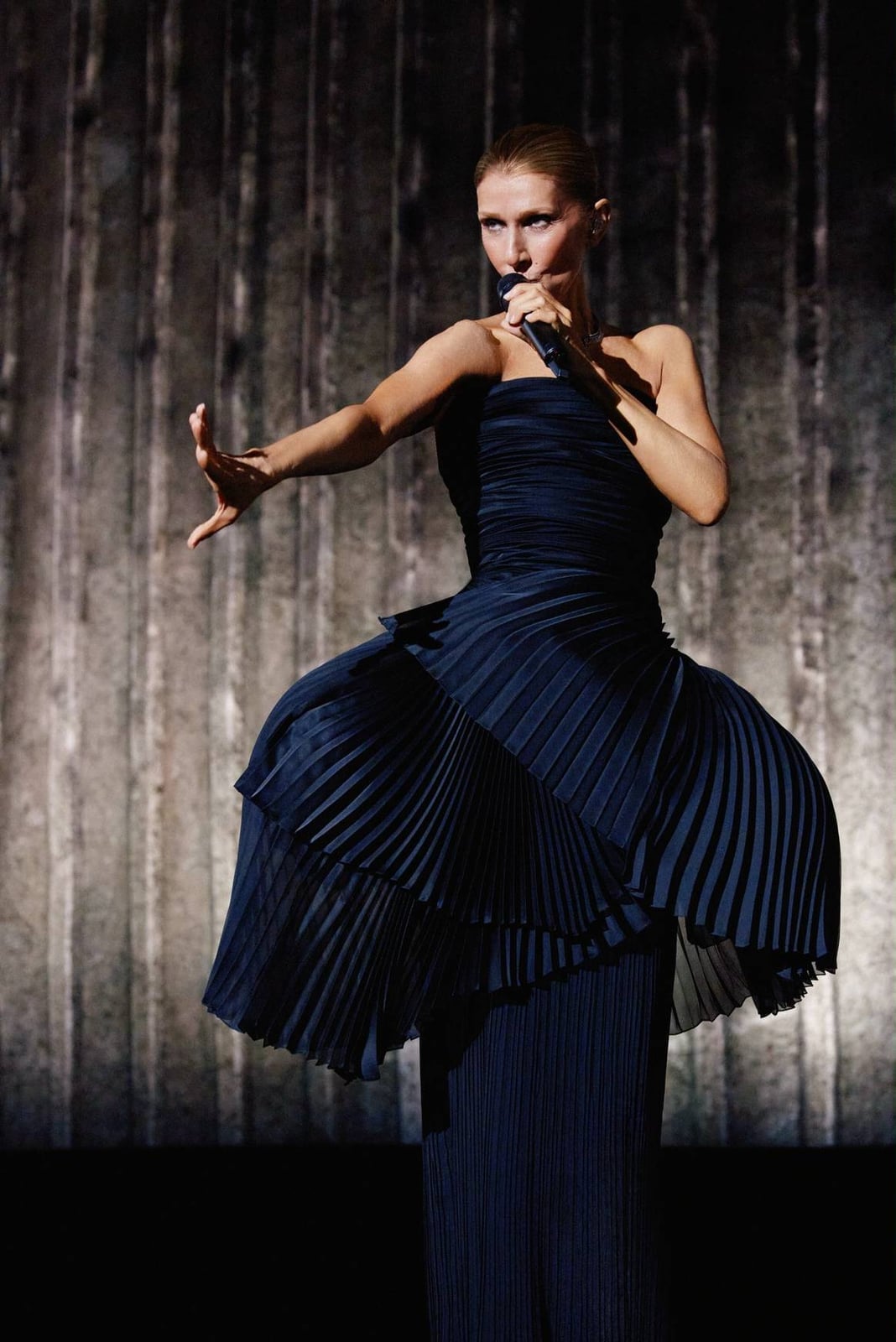 Voluminous Pleated Strapless Concert Dress Voluminous Pleated Strapless Concert Dress — Classy Concert Dresses