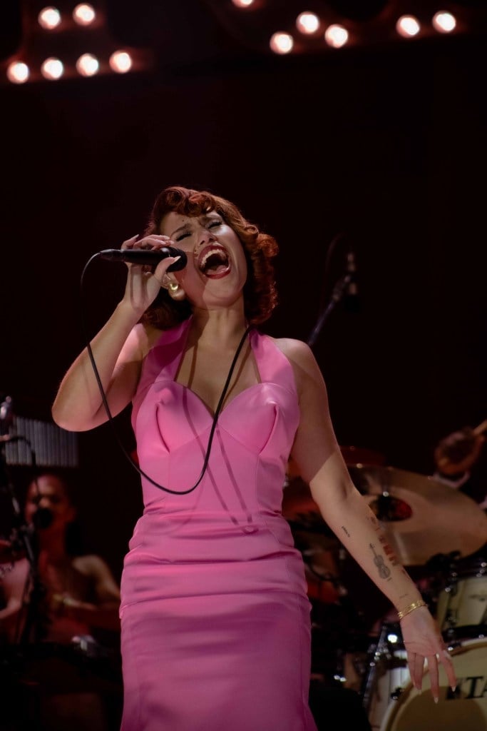 Hot Pink Satin Halter Neck Dress Hot Pink Satin Halter Neck Dress — Classy Concert Dresses