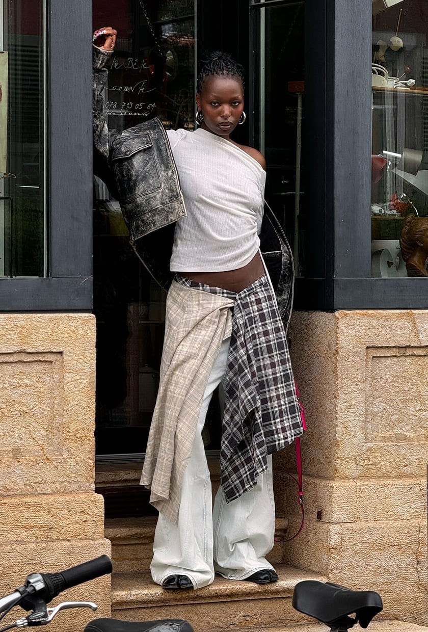 Avant-Garde Layered Concert Look — Classy Concert Outfits Black Women