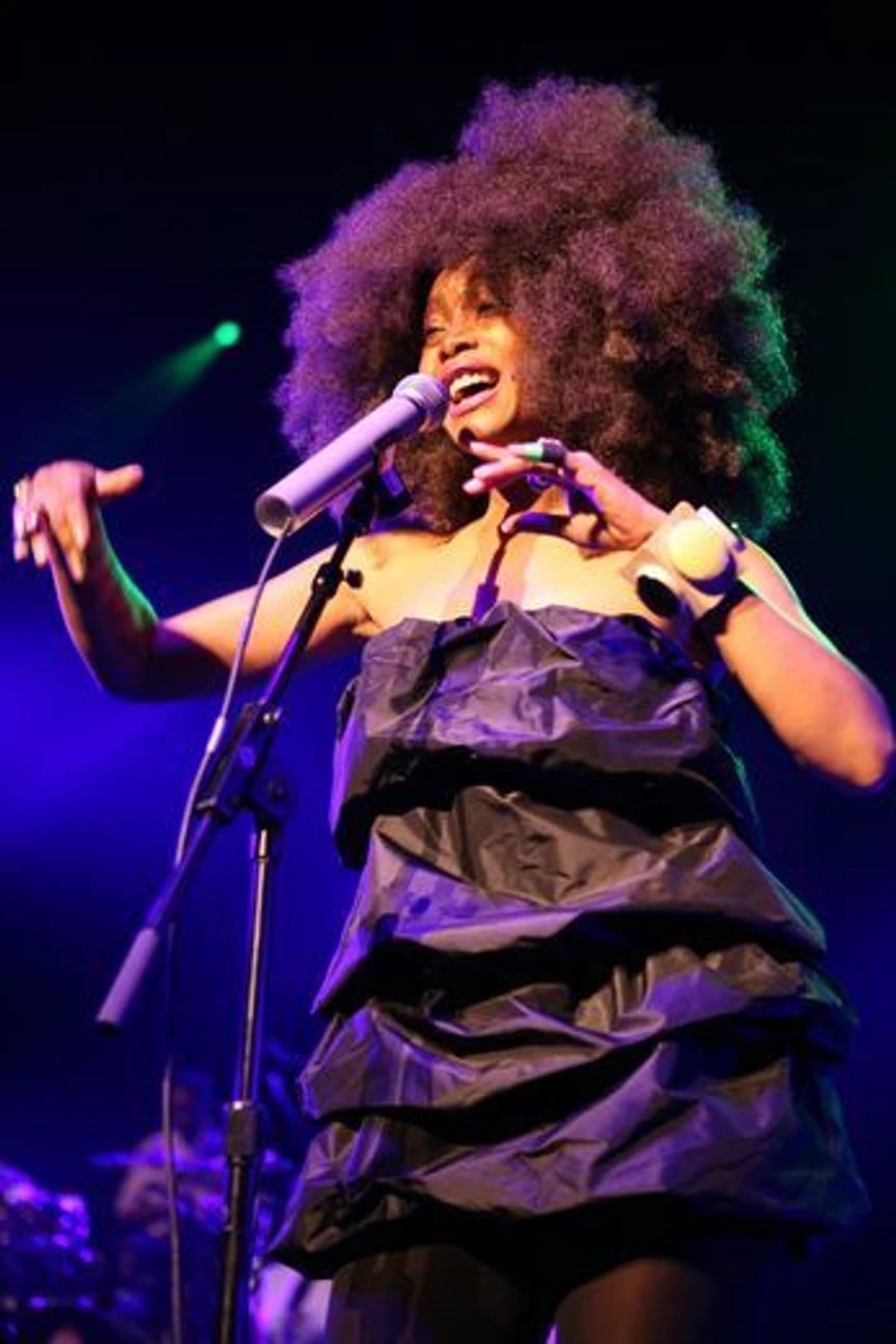 Black Taffeta Dress with Voluminous Skirt — Classy Concert Outfits Black Women