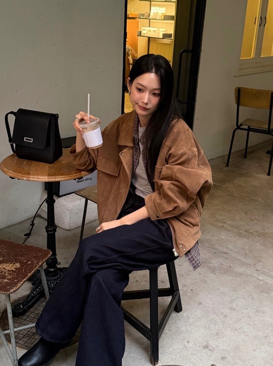 Oversized Brown Corduroy Jacket Layering Oversized Brown Corduroy Jacket Layering — Classy Corduroy Jacket Outfits