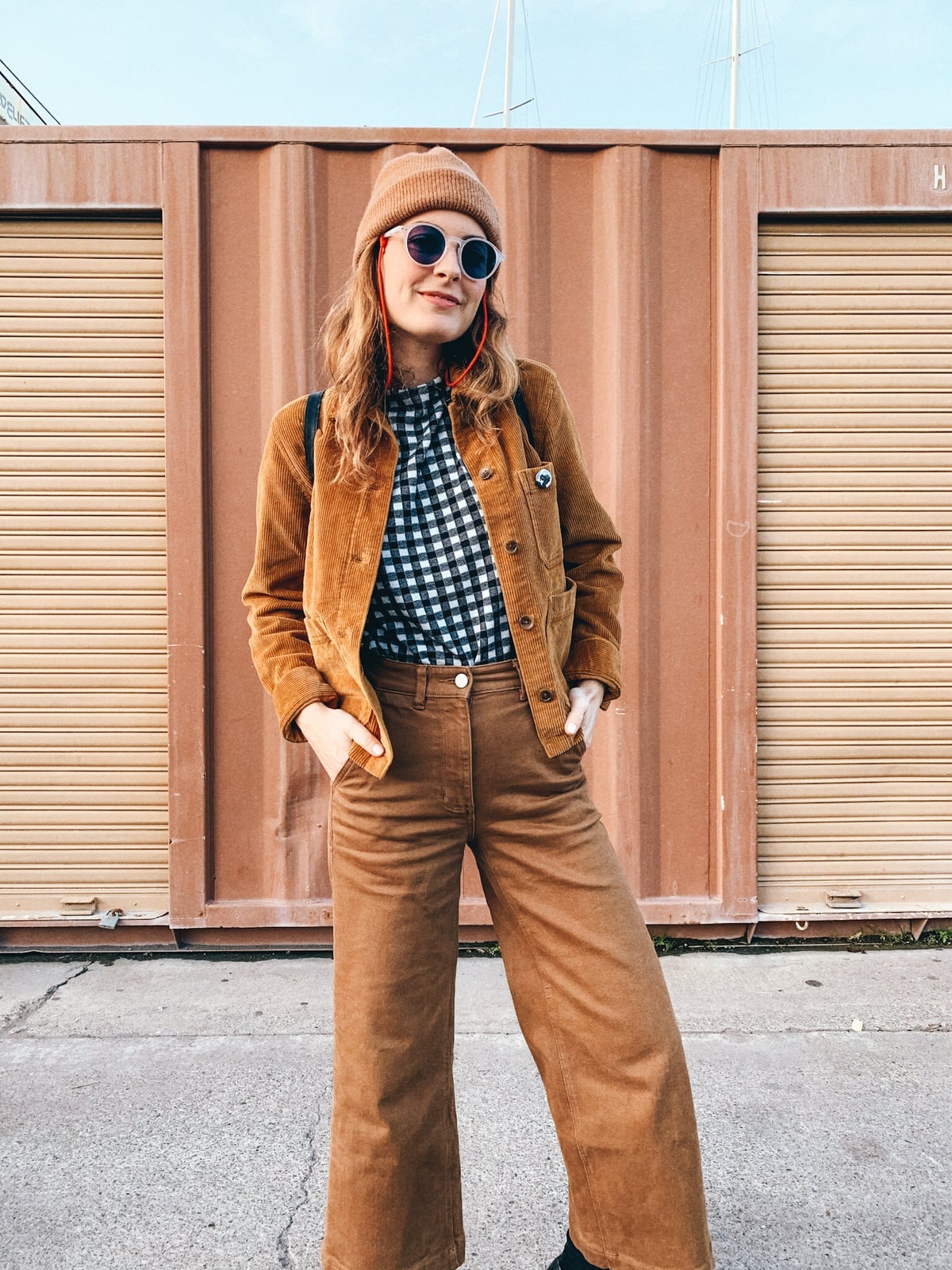 Brown Corduroy Jacket Gingham Shirt Brown Corduroy Jacket Gingham Shirt — Classy Corduroy Jacket Outfits