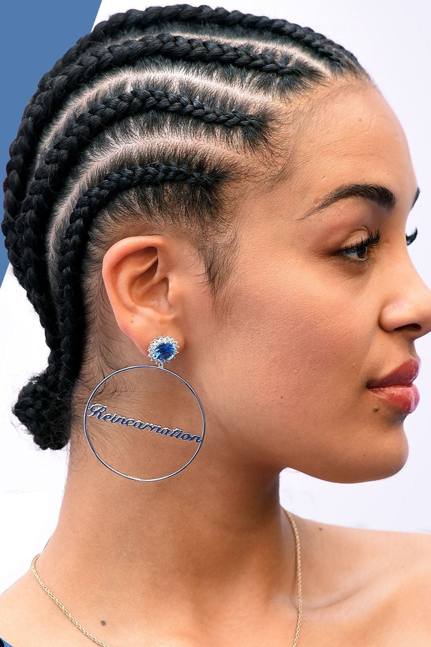 Thick Black Cornrows Ending At Shoulders Thick Black Cornrows Ending At Shoulders — Classy Cornrows Hairstyles